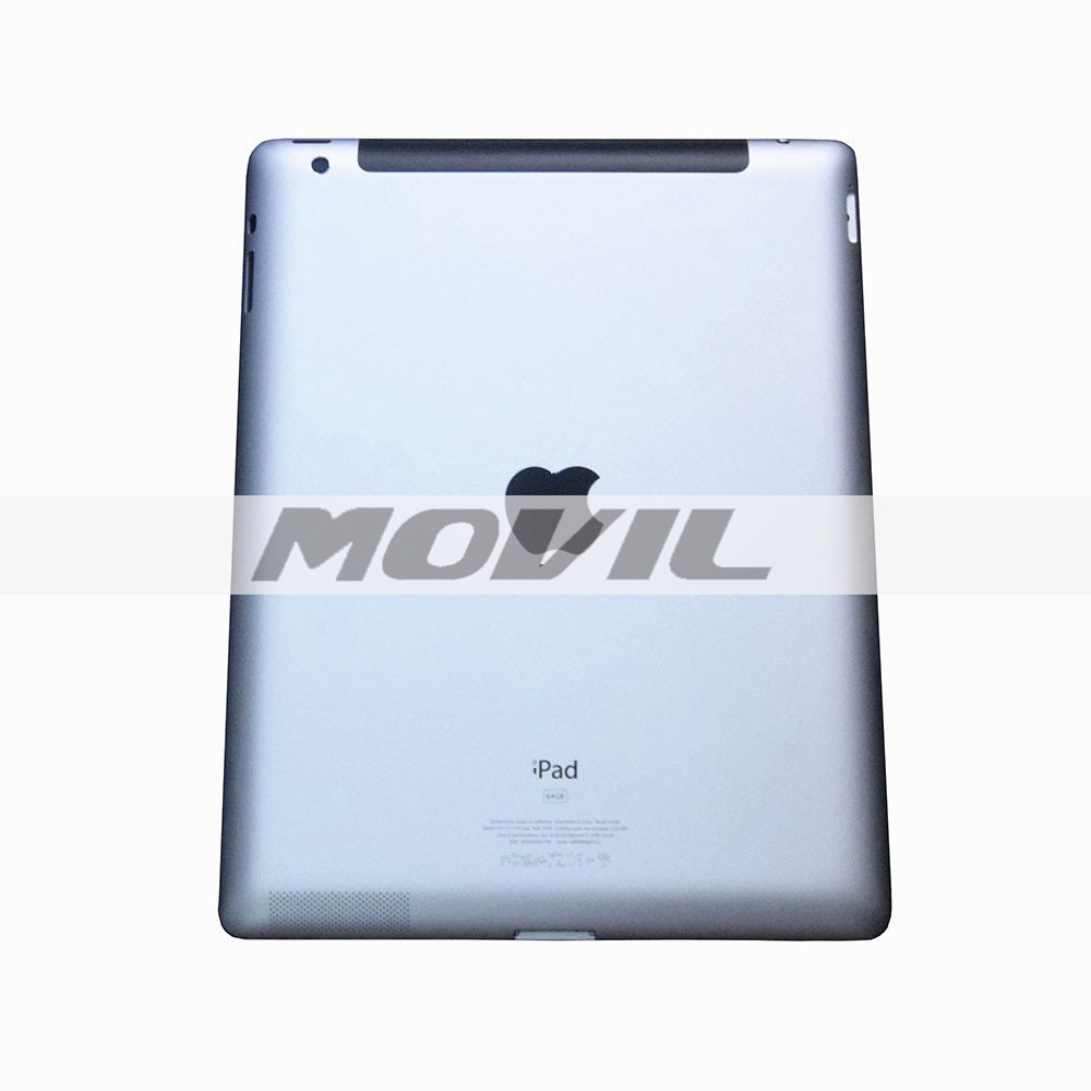 SILVER Metal Replacement Back Cover Battery Door Housing Rear Case for Apple iPad 2 WIFI